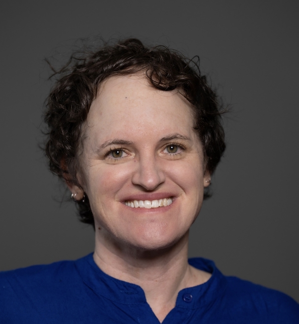 Carolyn Adler in blue shirt