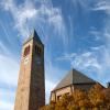 The famous Cornell Clock Tower