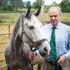 Dr. Antczak with a horse