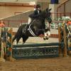 Markee jumping an obstacle with rider Kristen Barry