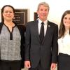 Rebecca Donnelly and Suzanne Nelson, with Rep. Kurt Schrader, DVM