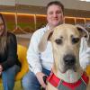 Nittany with her owners Brandi and Michael Gwin