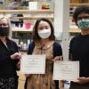 Dr. Deb Fowell with Biocytogen award winners Drs. Sohyoung Lee and Abbrey Monreal