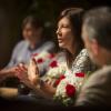 Wildlife ecologist Shirley Atkinson speaks at the Reunion Weekend 2017 panel "Wildlife Health Cornell: Because We Need Nature, and Nature Needs Us" in Statler Auditorium.