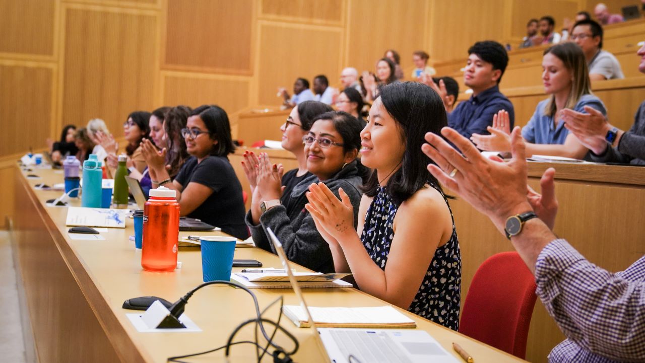 Audience in lecture hall