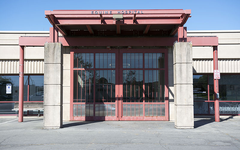 Main Entrance for the Equine Hospital